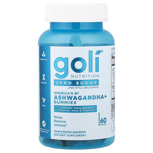 Goli Nutrition Ashwagandha Gummies 60 Gummies