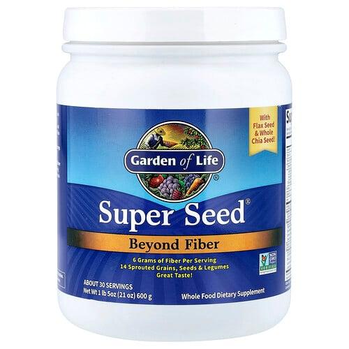 Garden Of Life Super Seed Beyond Fiber 21 Oz 600 G