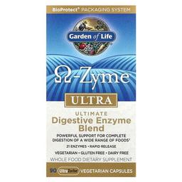 Garden Of Life O Zyme Ultra Ultimate Digestive Enzyme Blend 90 Ultrazorbe Vegetarian Capsules