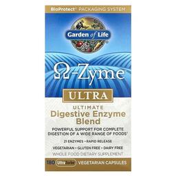 Garden Of Life O Zyme Ultra Ultimate Digestive Enzyme Blend 180 Ultrazorbe Vegetarian Capsules