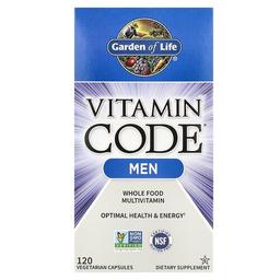 Garden Of Life Vitamin Code Whole Food Multivitamin For Men 120 Vegetarian Capsules