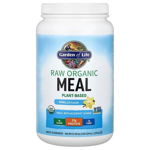 Garden Of Life Raw Organic Meal Replacement Shake Vanilla 2 Lbs 5 04 Oz 1 050 G