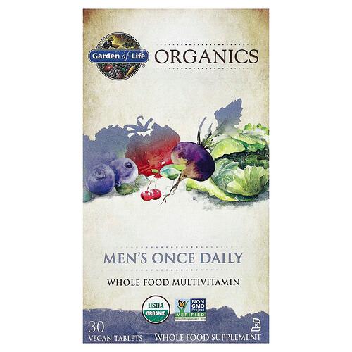 Garden Of Life Organics Men S Once Daily 30 Vegan Tablets
