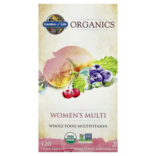 Garden Of Life Organics Women S Multi 120 Vegan Tablets