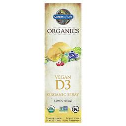 Garden Of Life Vegan D3 Organic Spray Vanilla 2 Fl Oz 58 Ml