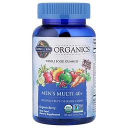 Garden Of Life Organics Men S Multi 40 Gummies Organic Berry 120 Vegan Gummy Drops