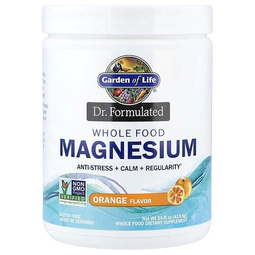 Garden Of Life Dr Formulated Whole Food Magnesium Orange 14 8 Oz 419 5 G