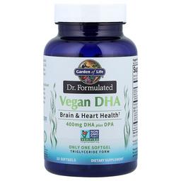 Garden Of Life Dr Formulated Vegan Dha Plus Dpa 30 Softgels