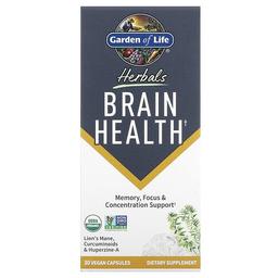 Garden Of Life Herbals Brain Health Mint 30 Vegan Capsules