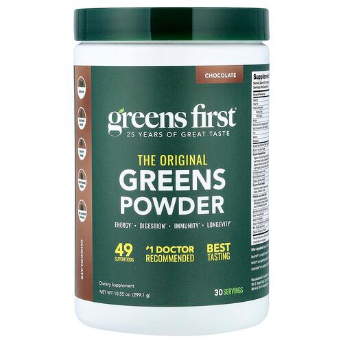 Greens First Greens Powder Chocolate 10 55 Oz 299 1 G