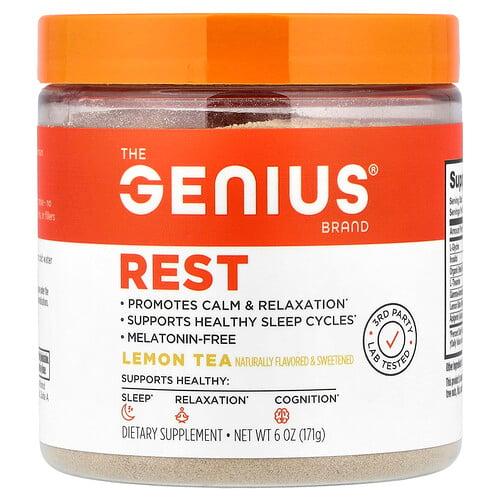 The Genius Brand Rest Lemon Tea 6 Oz 171 G