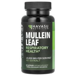 Havasu Nutrition Mullein Leaf 500 Mg 60 Capsules