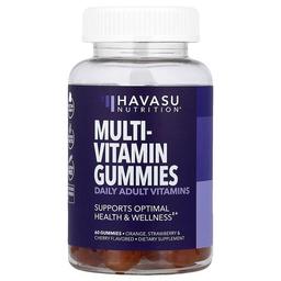 Havasu Nutrition Multivitamin Gummies Orange Strawberry Cherry 60 Gummies