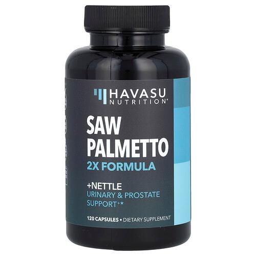 Havasu Nutrition Saw Palmetto 2x Formula Nettle 120 Capsules product image