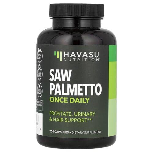 Havasu Nutrition Saw Palmetto Once Daily 200 Capsules 500 Mg Per Capsule product image