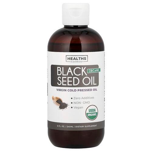 Healths Harmony Organic Black Seed Oil 8 Fl Oz 240 Ml