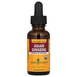 Herb Pharm Asian Ginseng Alcohol Free 1 Fl Oz 30 Ml
