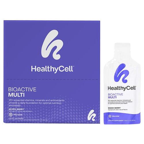 Healthycell Bioactive Multi Mixed Berry 30 Gel Packs 0 84 Fl Oz 25 Ml Each