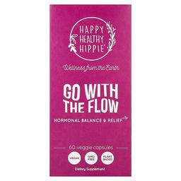 Happy Healthy Hippie Go With The Flow Hormonal Balance Relief 60 Veggie Capsules