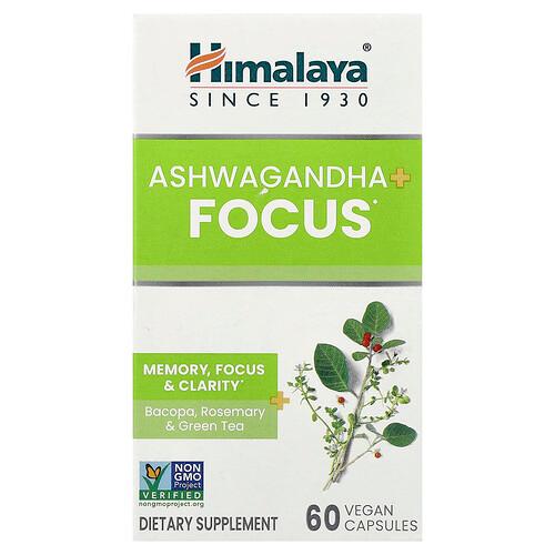 Himalaya Ashwagandha Focus 60 Vegan Capsules