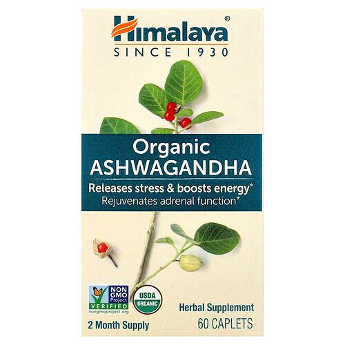 Himalaya Organic Ashwagandha 60 Caplets