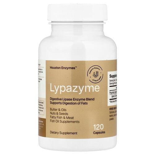 Houston Enzymes Lypazyme 120 Capsules