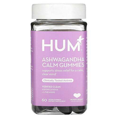 Hum Nutrition Ashwagandha Calm Gummies Mixed Berry 60 Vegan Gummies