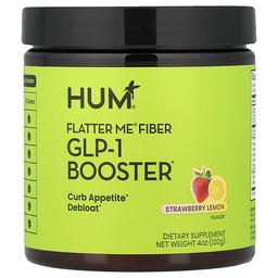 Hum Nutrition Flatter Me Fiber Glp 1 Booster Strawberry Lemon 4 Oz 120 G