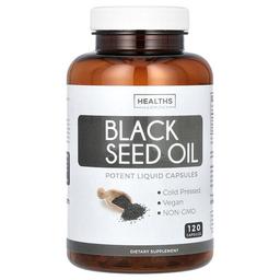 Healths Harmony Black Seed Oil 120 Capsules 500 Mg Per Capsule