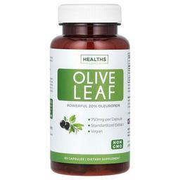 Healths Harmony Olive Leaf 750 Mg 60 Capsules