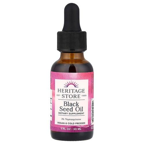 Heritage Store Black Seed Oil 1 Fl Oz 30 Ml