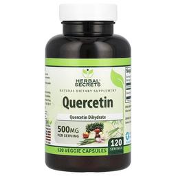 Herbal Secrets Quercetin 500 Mg 120 Veggie Capsules