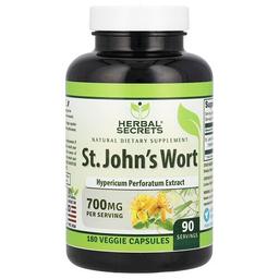 Herbal Secrets St John S Wort 180 Veggie Capsules 350 Mg Per Capsule