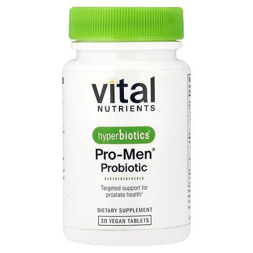 Vital Nutrients Hyperbiotics Pro Men Probiotic 30 Vegan Tablets