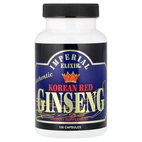 Imperial Elixir Korean Red Ginseng 100 Capsules 300 Mg Per Capsule product image
