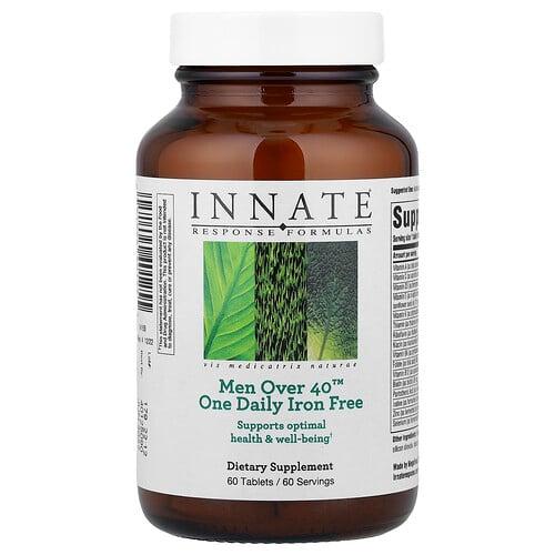 Innate Response Formulas Men Over 40 One Daily Iron Free 60 Tablets