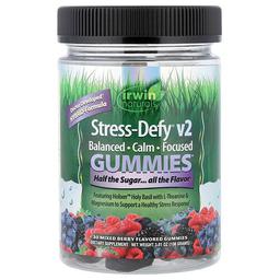 Irwin Naturals Stress Defy V2 Gummies Mixed Berry 30 Gummies