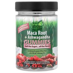 Irwin Naturals Maca Root Ashwagandha Gummies Mixed Berry 42 Gummies