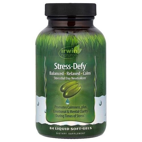 Irwin Naturals Stress Defy 84 Liquid Soft Gels product image