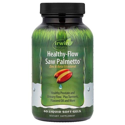 Irwin Naturals Healthy Flow Saw Palmetto 60 Liquid Soft Gels