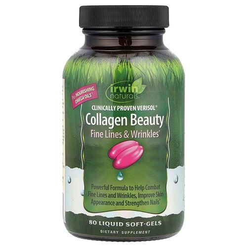 Irwin Naturals Clinically Proven Verisol Collagen Beauty 80 Liquid Soft Gels product image