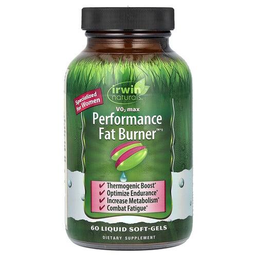 Irwin Naturals V02 Max Performance Fat Burner 60 Liquid Soft Gels