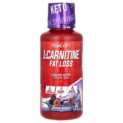 Isatori L Carnitine Mixed Berry 12 Fl Oz 360 Ml