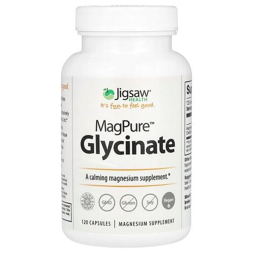 Jigsaw Health Magpure Glycinate 120 Capsules 50 Mg Per Capsule