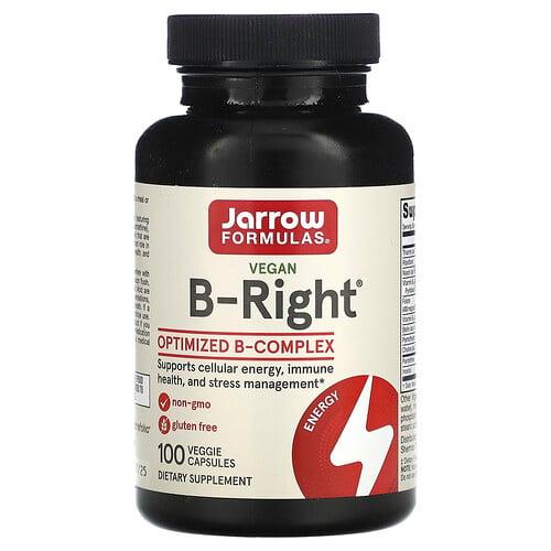 Jarrow Formulas B Right 100 Veggie Capsules