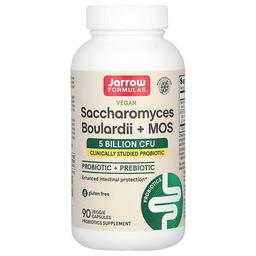 Jarrow Formulas Vegan Saccharomyces Boulardii Mos 5 Billion Cfu 90 Veggie Capsules