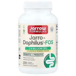 Jarrow Formulas Jarro Dophilus Fos 200 Veggie Capsules