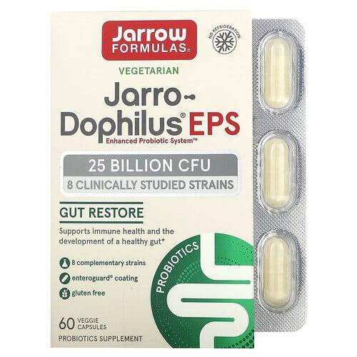 Jarrow Formulas Jarro Dophilus Eps 25 Billion Cfu 60 Veggie Capsules