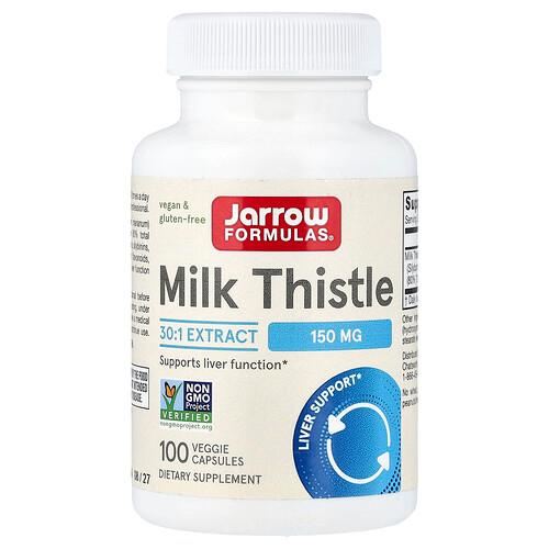 Jarrow Formulas Milk Thistle 150 Mg 100 Veggie Capsules product image
