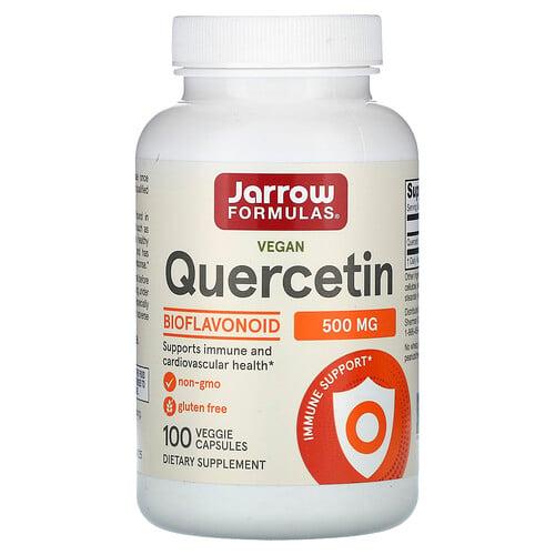 Jarrow Formulas Vegan Quercetin 500 Mg 100 Veggie Capsules